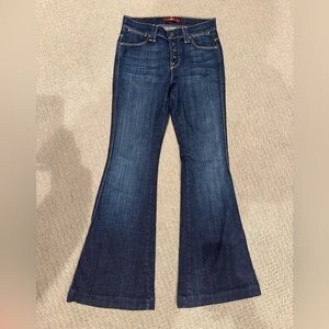 7 For All Mankind Flare Jeans Size 24 Short